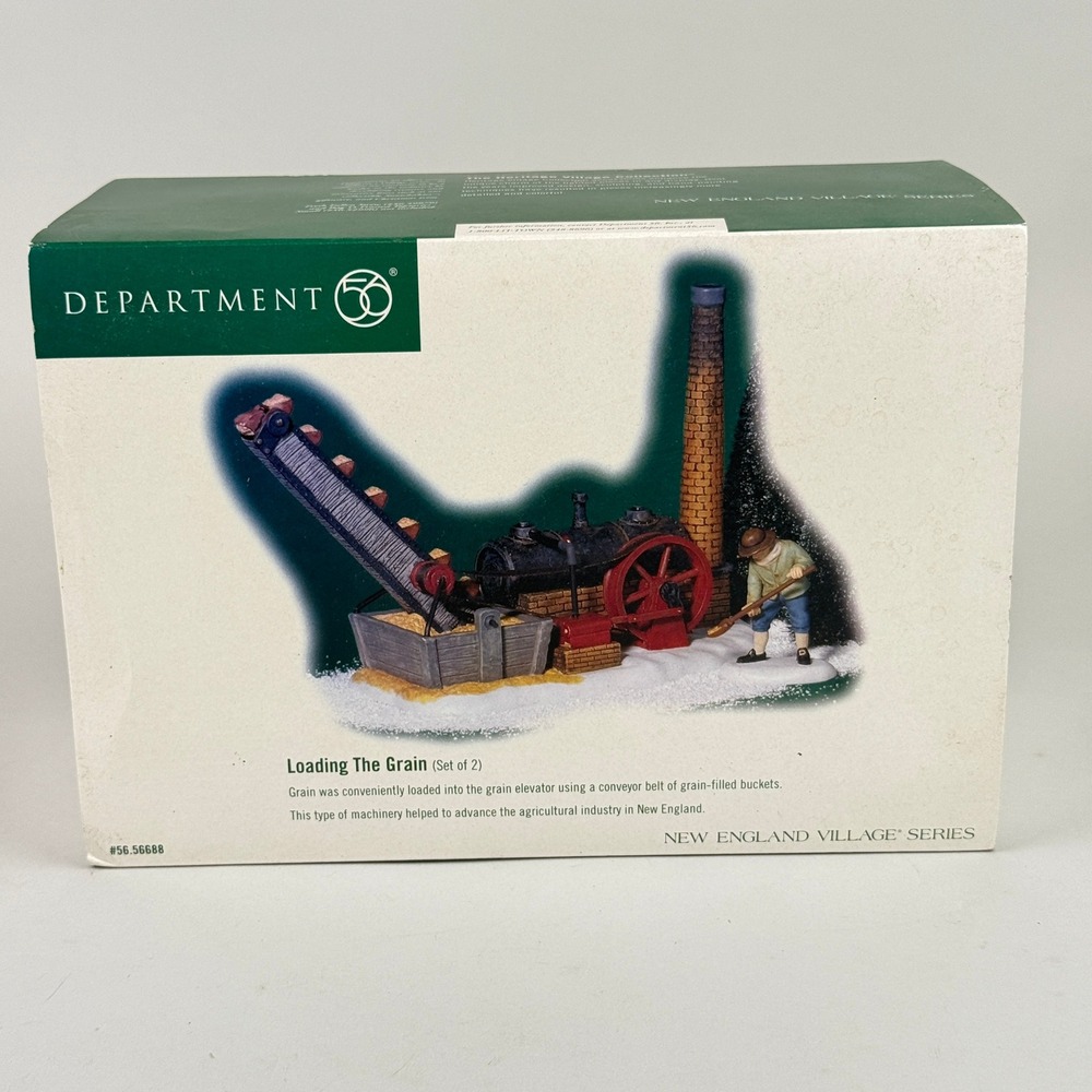 Department 56 Loading The‎ Grain New England Village Series 56.56688 NOS